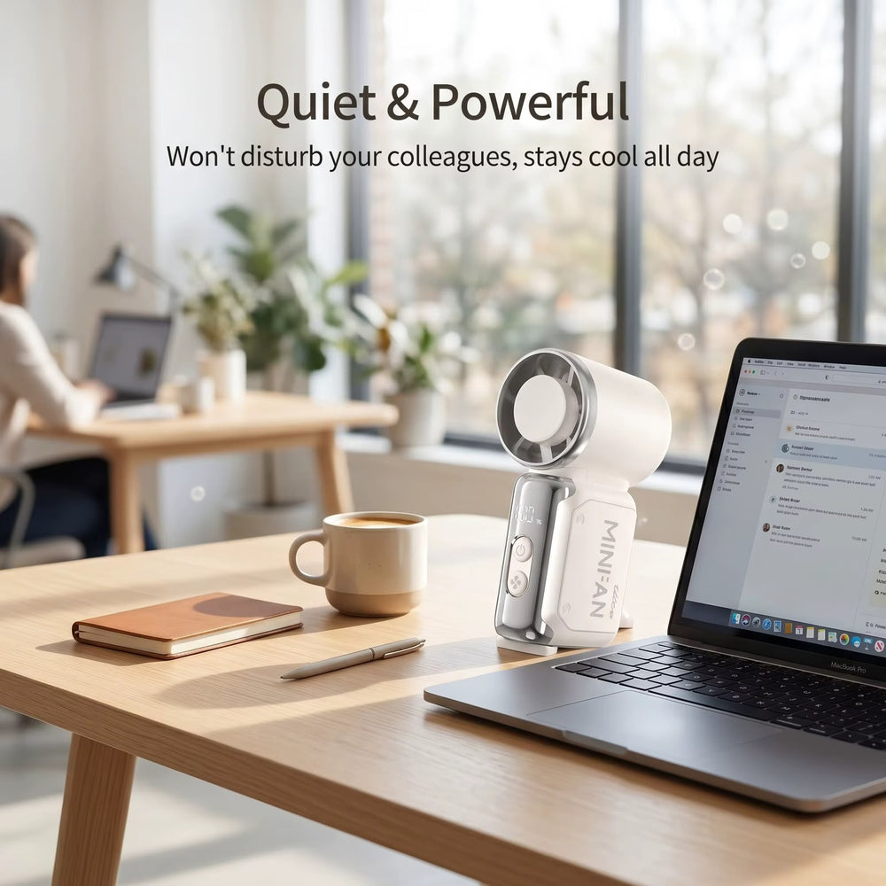 Nexora PocketBreeze™ — Mini Portable Fan