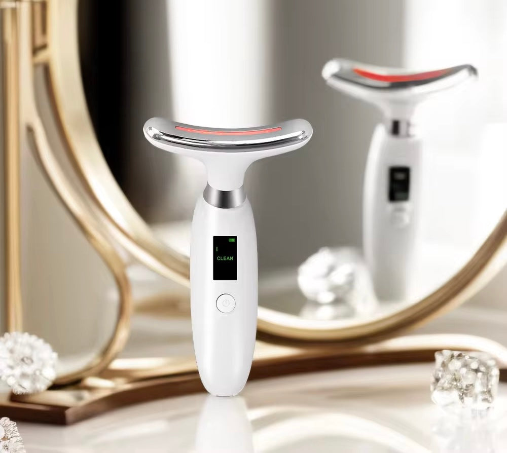 EMS LED Light Therapy Face Lift & Neck Massager - Anti-Aging Treatment