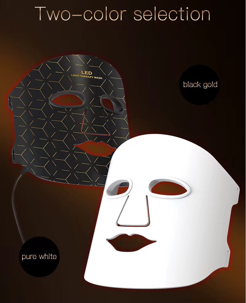 Premium LED Facial Mask - Flexible Silicone Light Therapy