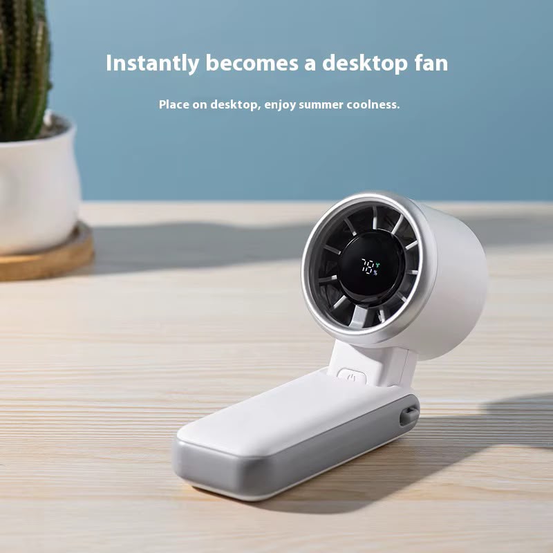 Nexora FoldBreeze™ — Digital Display Portable Fan