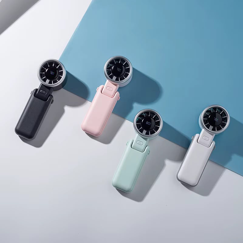 NEXORA FoldBreeze™ — Digital Display Portable Fan