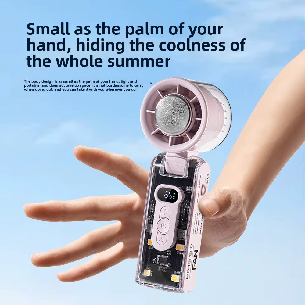 Nexora ChillFlow™ — Ice-Cooling Wearable Fan