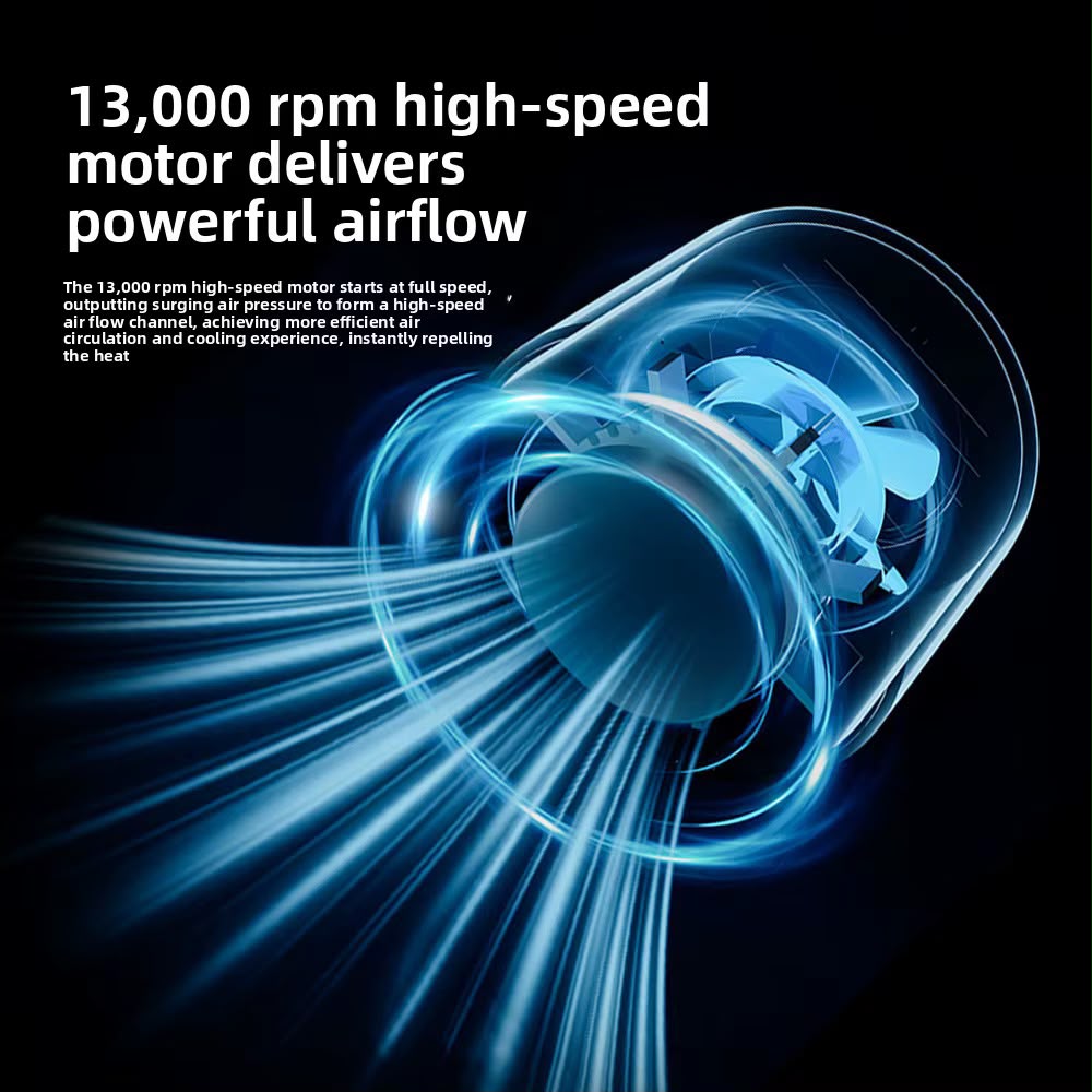 Nexora ChillFlow™ — Ice-Cooling Wearable Fan