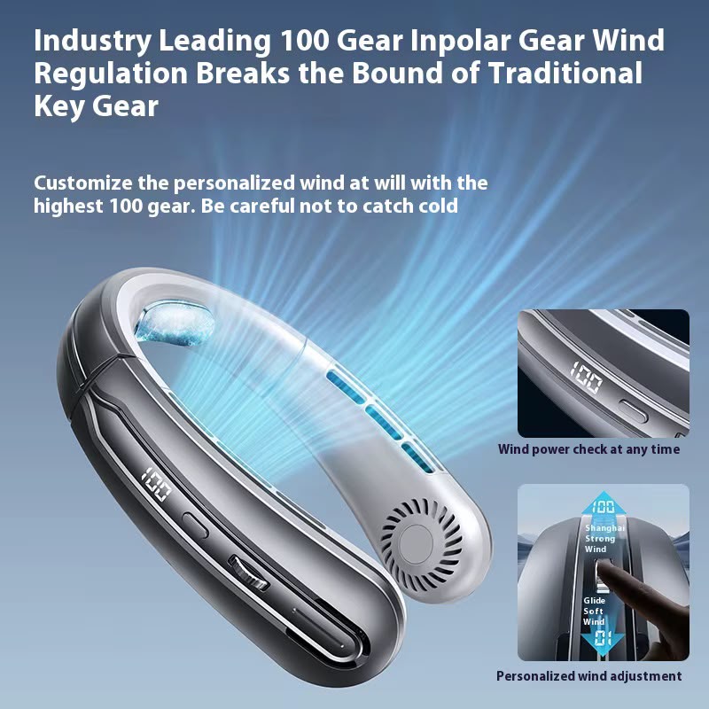 Nexora AirFlow™ — Wearable Cooling Neck Fan
