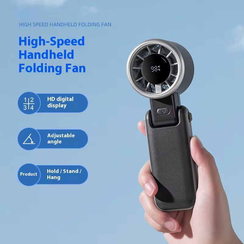 Nexora FoldBreeze™ — Digital Display Portable Fan